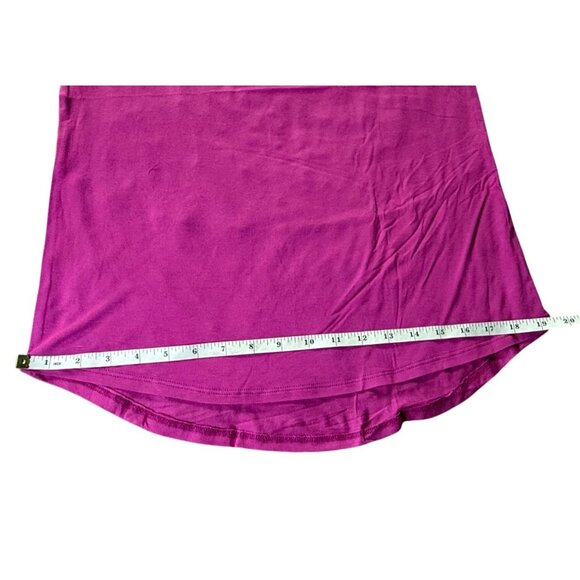 Womens Short Sleeve T-shirt By Mono B Size Small Bright Pink NWT - Picture 9 of 12